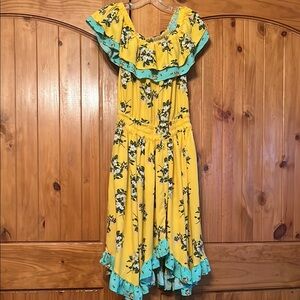 Matilda Jane Hooked on a Feeling yellow floral dress